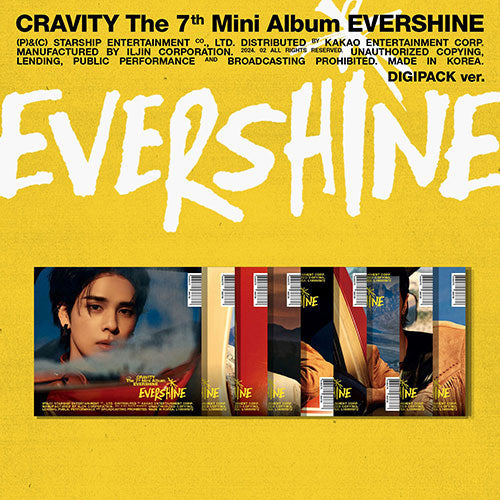 CRAVITY - EVERSHINE 7TH MINI ALBUM DIGIPACK VER. - COKODIVE