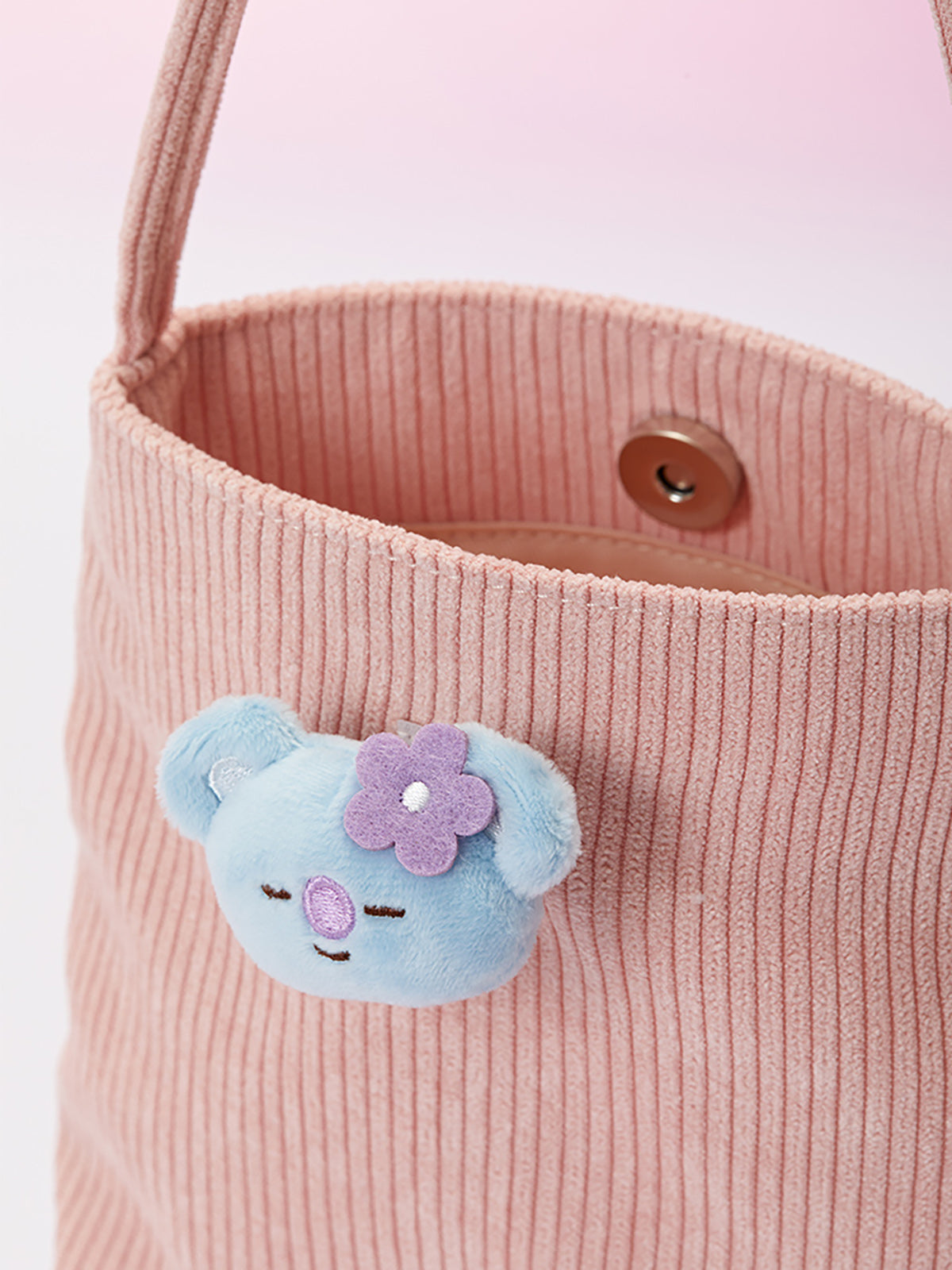 BT21 - SPRING DAYS MINI CORDUROY CROSSBODY BAG KOYA - COKODIVE