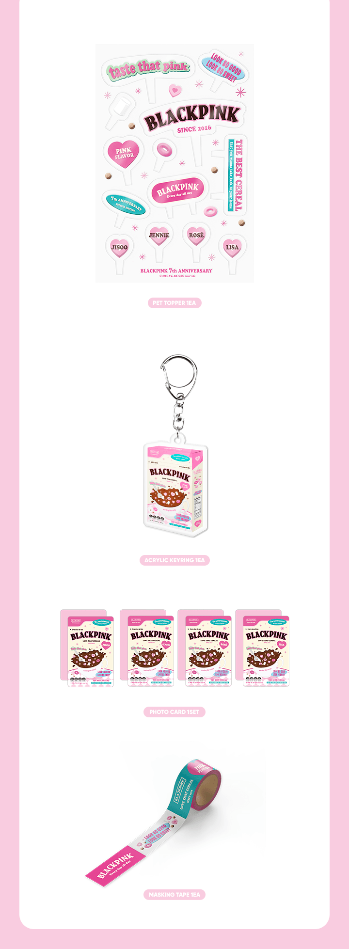 [2ND PRE-ORDER] BLACKPINK - 2023 DEBUT ANNIVERSARY CEREAL DECO KIT - COKODIVE