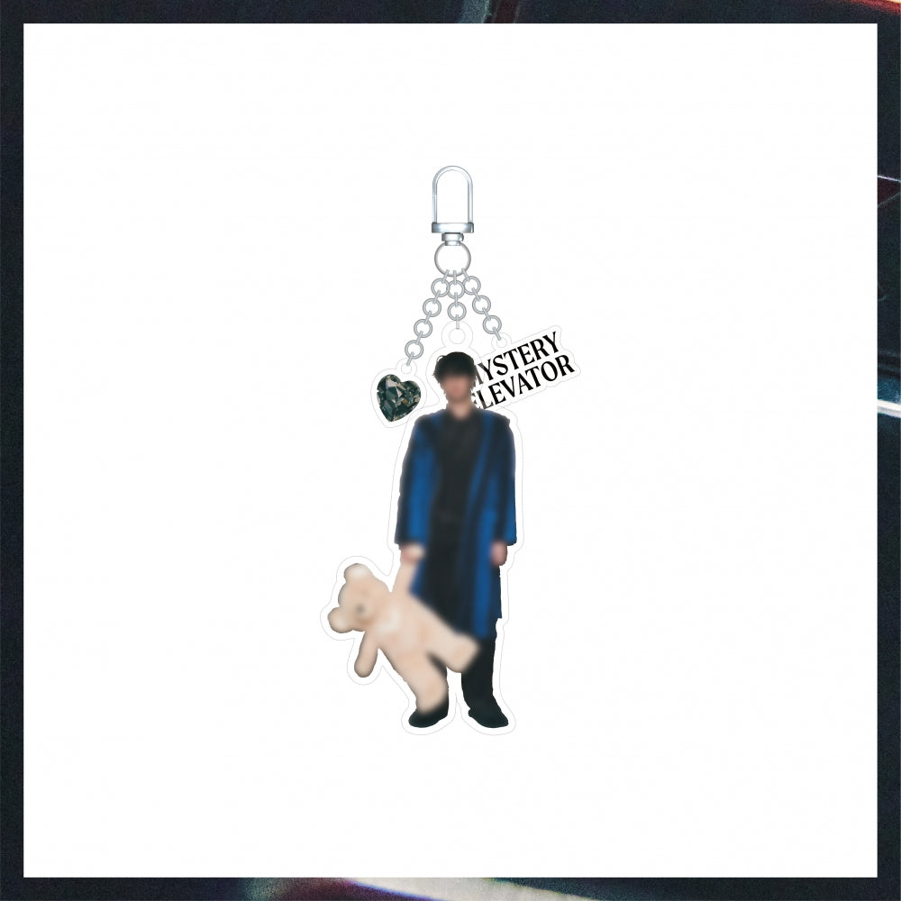 CHA-EUN-WOO - 2024 JUST ONE 10 MINUTE MYSTERY ELEVATOR OFFICIAL MD ACRYLIC KEYRING - COKODIVE