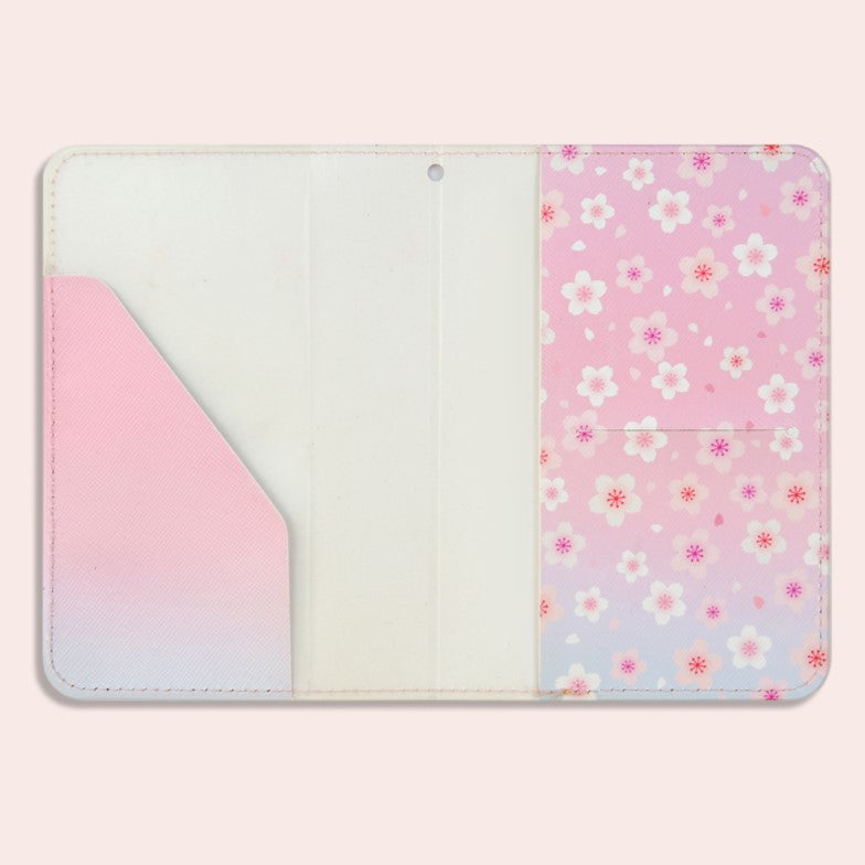 BT21 - CHERRY BLOSSOM LEATHER PATCH PASSPORT COVER S COOKY - COKODIVE