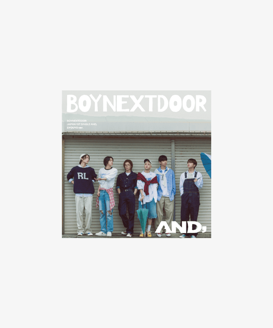 BOYNEXTDOOR - AND, JAPAN 1ST SINGLE ALBUM WEVERSE GIFT VER STANDARD EDITION