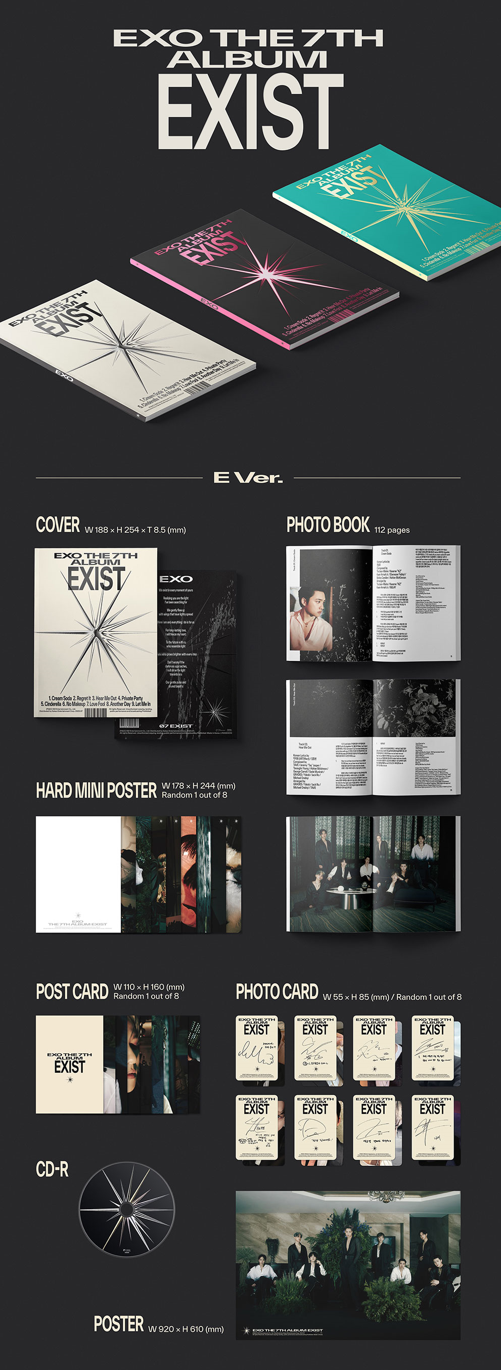 EXO - EXIST 7TH FULL ALBUM PHOTO BOOK VER. - COKODIVE