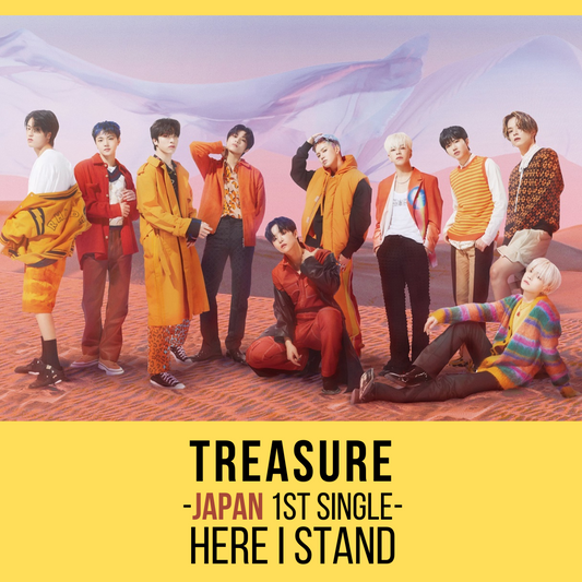 TREASURE - HERE I STAND JAPAN 1ST SINGLE ALBUM - COKODIVE