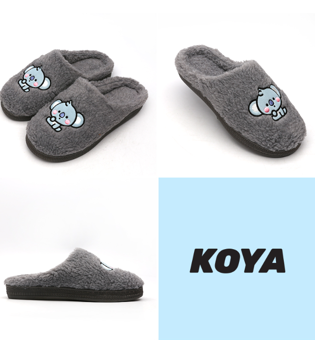 BT21 ROSA WINTER PROTECTION SLIPPERS - COKODIVE