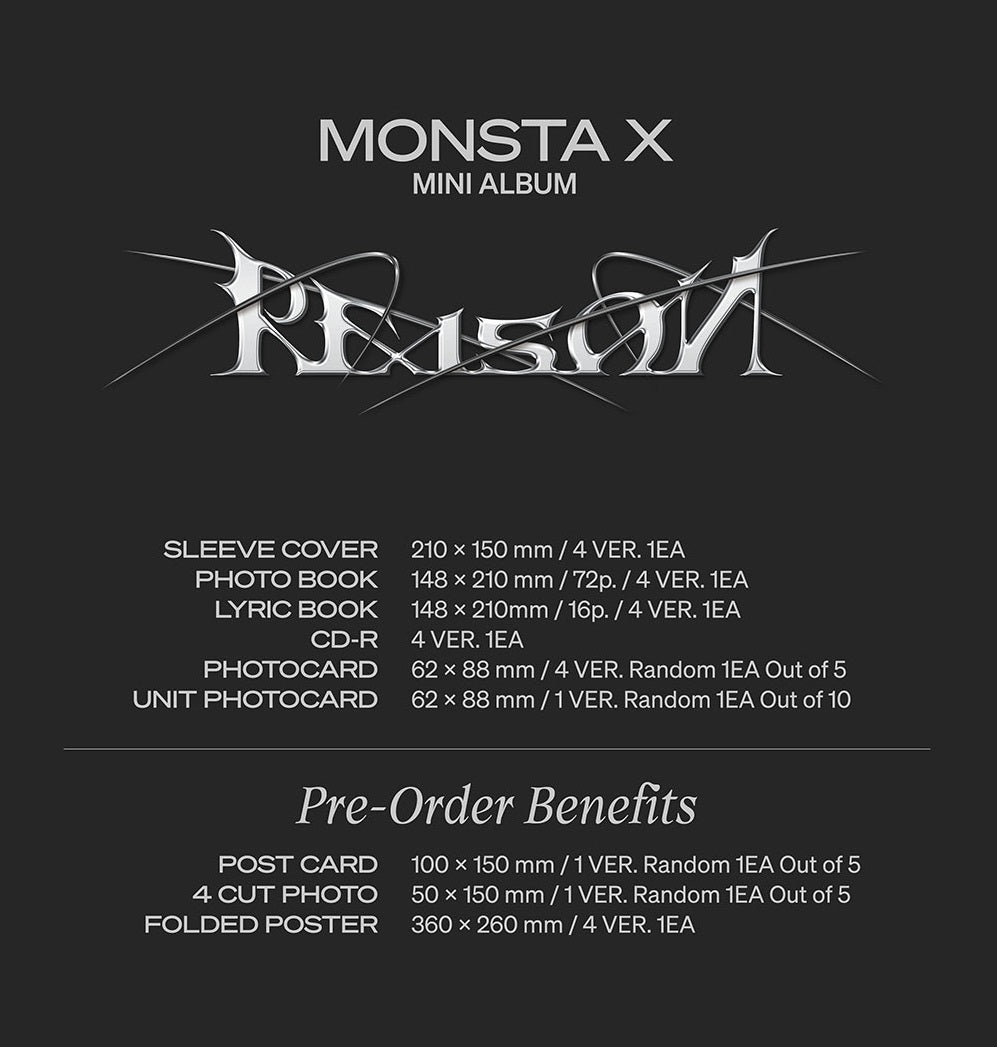 MONSTA X - REASON 12TH MINI ALBUM - COKODIVE