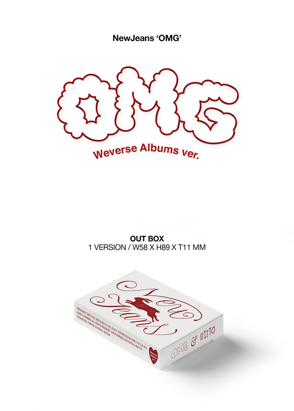 NEWJEANS - OMG ALBUM WEVERSE ALBUMS VER. - COKODIVE