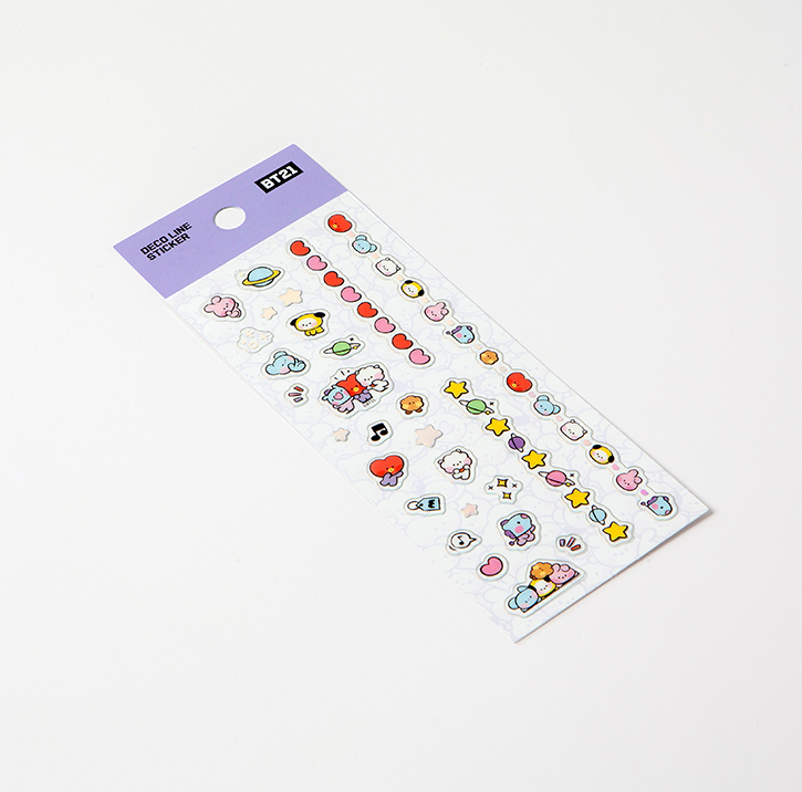 BT21 MININI DECO LINE STICKER - COKODIVE