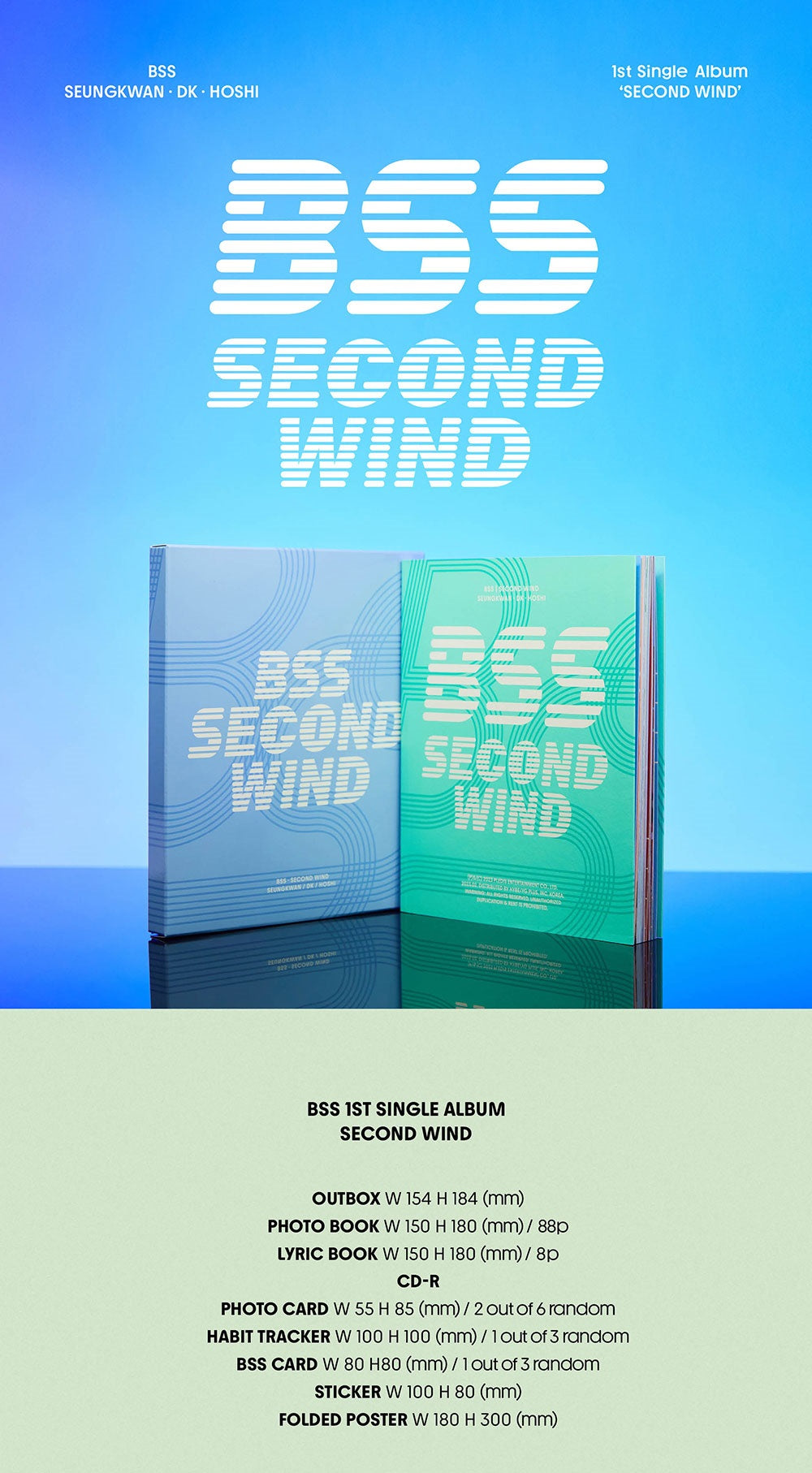 SEVENTEEN BSS - SECOND WIND 1ST SINGLE ALBUM - COKODIVE