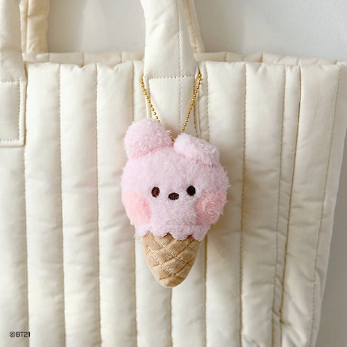 BT21 MININI ICE CREAM PLUSH KEYRING - COKODIVE