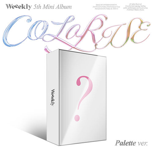 WEEEKLY - COLORISE 5TH MINI ALBUM APPLE MUSIC GIFT VER. - COKODIVE