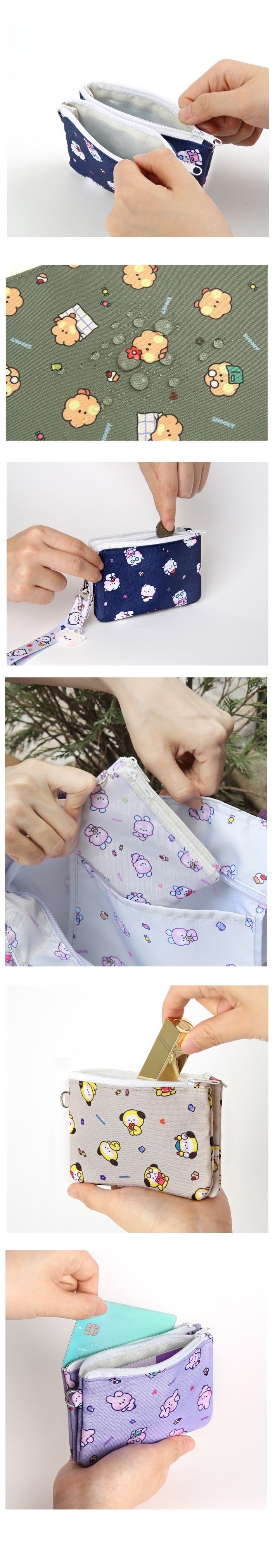 BT21 MININI DOUBLE POCKET - COKODIVE