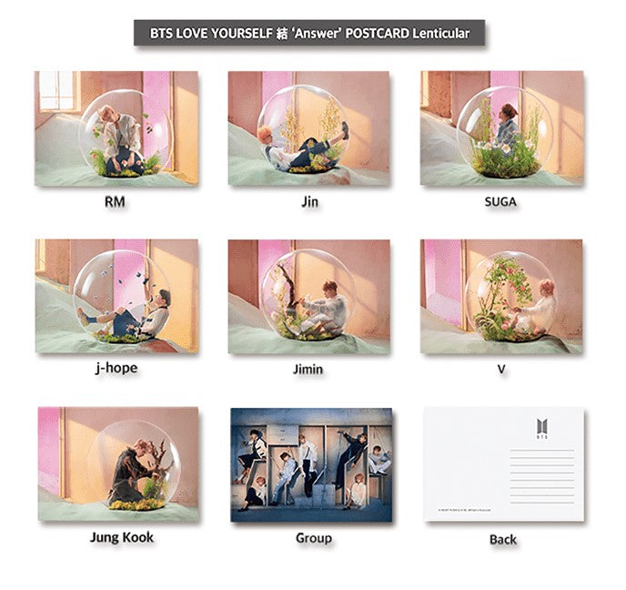 BTS - LENTICULAR POSTCARD - COKODIVE