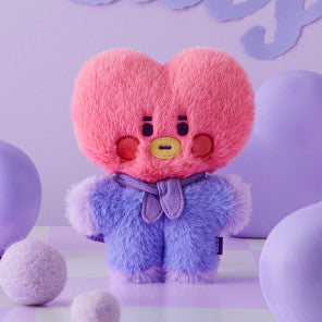 BT21 BABY FLAT FUR PURPLE HEART EDITION - COKODIVE