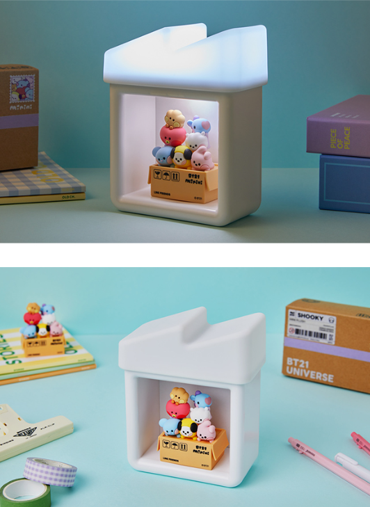 BT21 MININI HOUSE FIGURE MOOD LAMP - COKODIVE