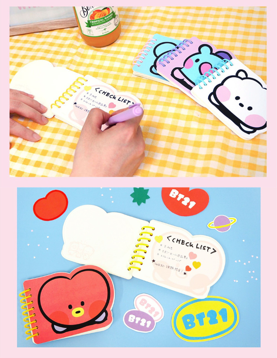 BT21 MININI MEMO NOTE - COKODIVE