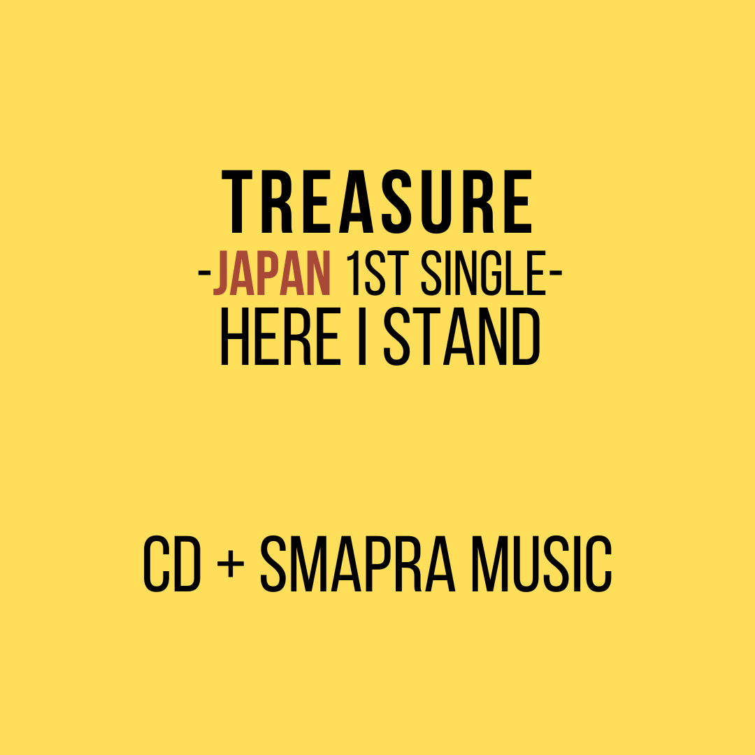 TREASURE - HERE I STAND JAPAN 1ST SINGLE ALBUM - COKODIVE