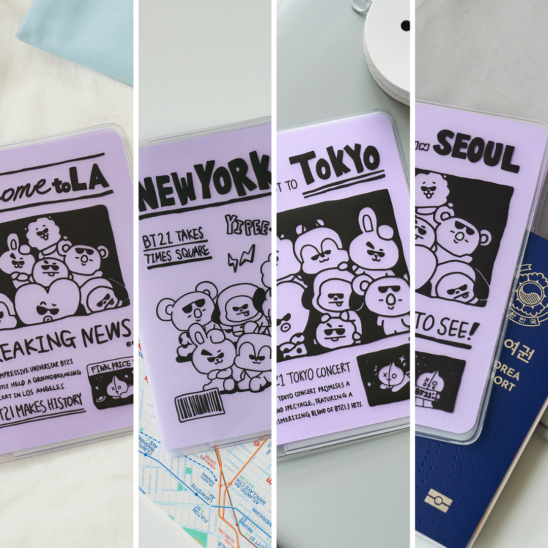 BT21 PASSPORT COVER CITY EDITION - COKODIVE