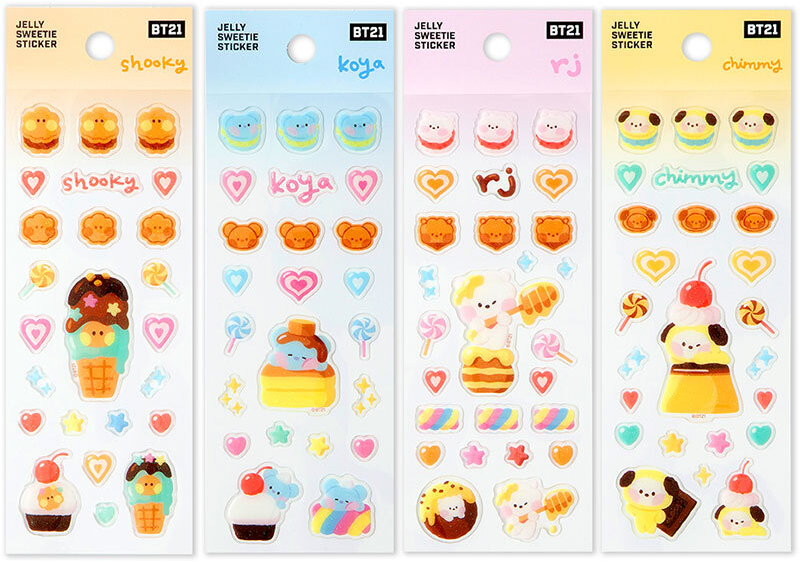 BT21 MININI JELLY SWEETIE STICKER - COKODIVE