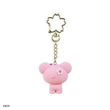 BT21 - CHERRY BLOSSOM LEATHER PATCH FIGURE KEYRING KOYA - COKODIVE