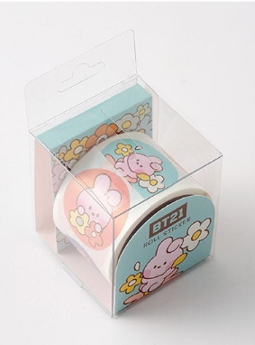 BT21 MININI HAPPY FLOWER ROLL GIFT PACKAGE STICKER - COKODIVE