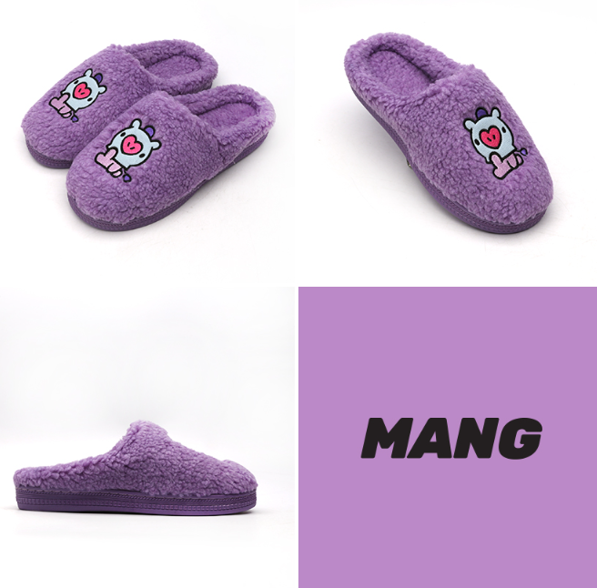 BT21 ROSA WINTER PROTECTION SLIPPERS - COKODIVE