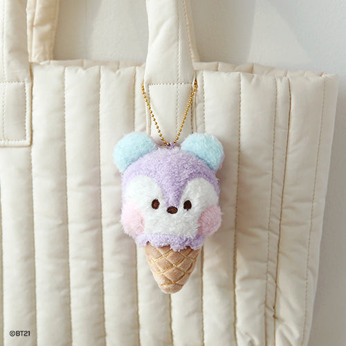 BT21 MININI ICE CREAM PLUSH KEYRING - COKODIVE