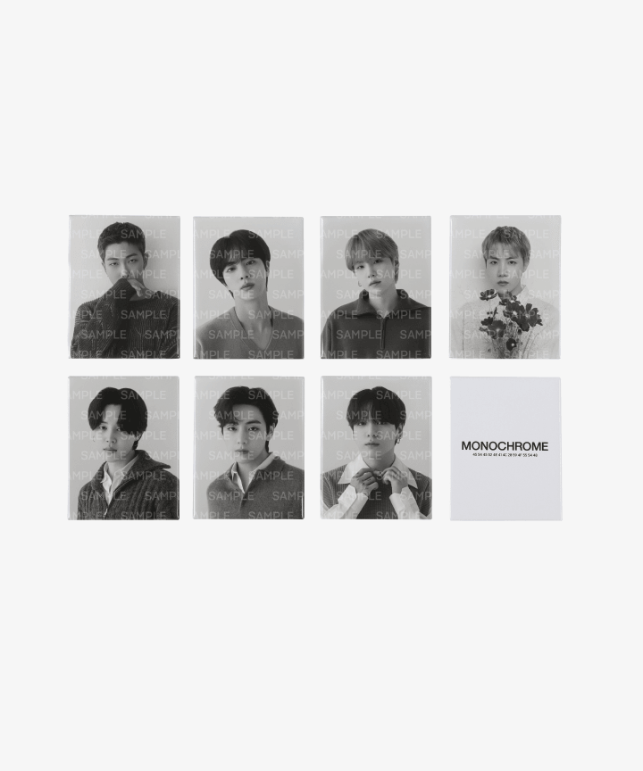 BTS - POP UP : MONOCHROME OFFICIAL MD MAGNET SET - COKODIVE