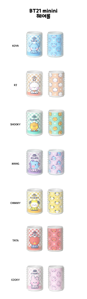 BT21 HAIR ROLL 2EA - COKODIVE