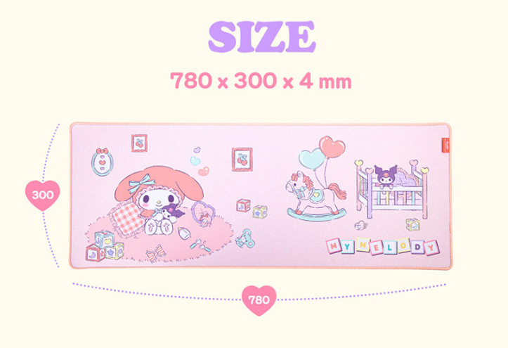 SANRIO LONG MOUSE PAD - COKODIVE