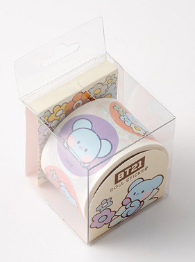 BT21 MININI HAPPY FLOWER ROLL GIFT PACKAGE STICKER - COKODIVE