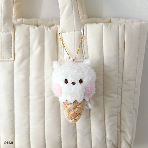 BT21 MININI ICE CREAM PLUSH KEYRING - COKODIVE