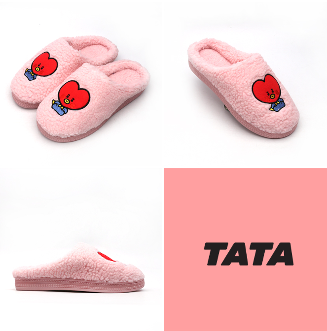 BT21 ROSA WINTER PROTECTION SLIPPERS - COKODIVE