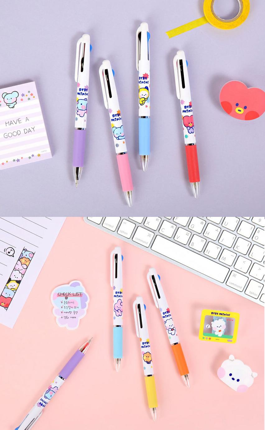 BT21 MININI 3 COLOR BALL PEN - COKODIVE