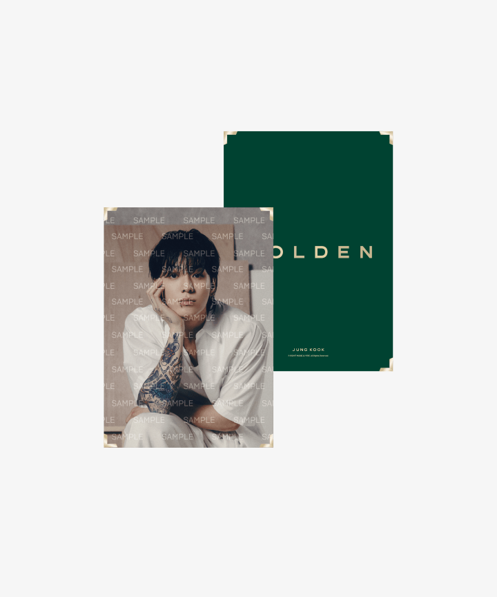 [2ND PRE-ORDER] JUNGKOOK - GOLDEN 1ST SOLO ALBUM OFFICIAL MD - COKODIVE