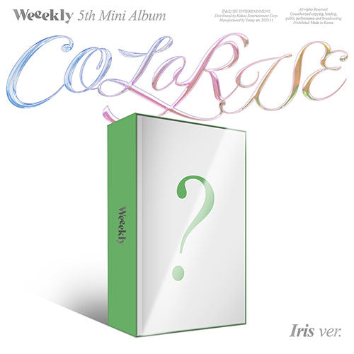 WEEEKLY - COLORISE 5TH MINI ALBUM APPLE MUSIC GIFT VER. - COKODIVE