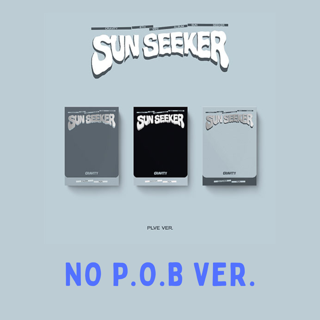 CRAVITY - SUN SEEKER 6TH MIN ALBUM PLVE VER. NO P.O.B VER. - COKODIVE