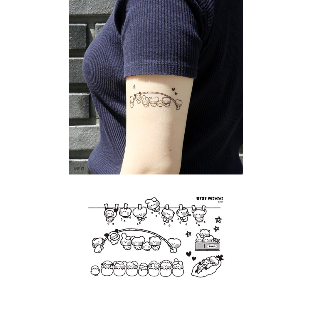 BT21 MININI TATOO STICKER SUMMER SKY - COKODIVE