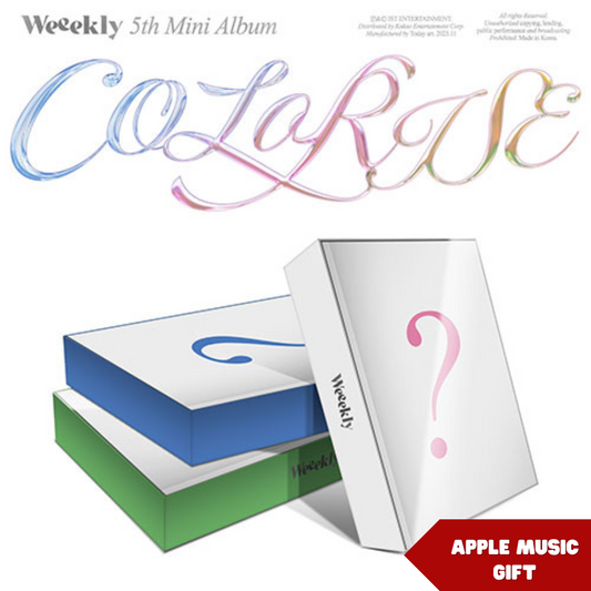 WEEEKLY - COLORISE 5TH MINI ALBUM APPLE MUSIC GIFT VER. - COKODIVE