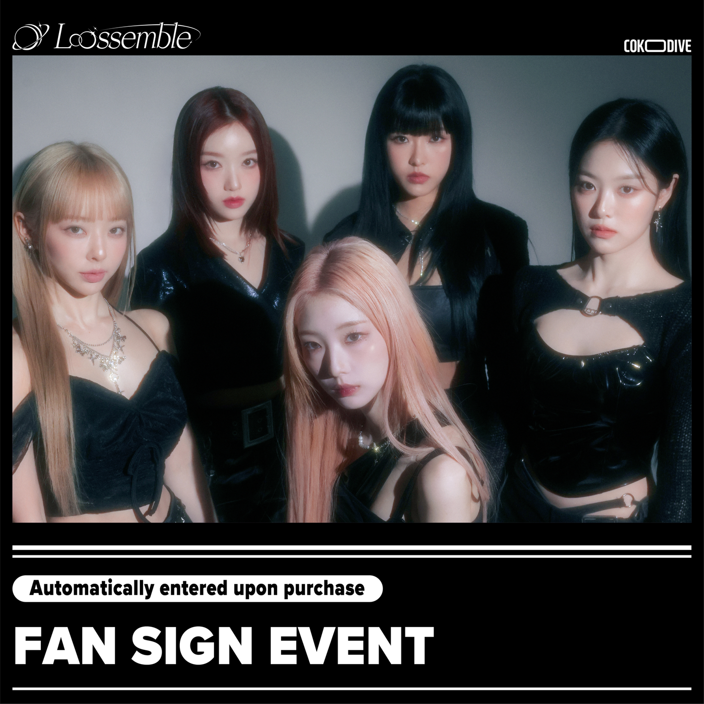 [6/22 FAN SIGN EVENT] LOOSSEMBLE - ONE OF A KIND 2ND MINI ALBUM STANDARD RANDOM - COKODIVE