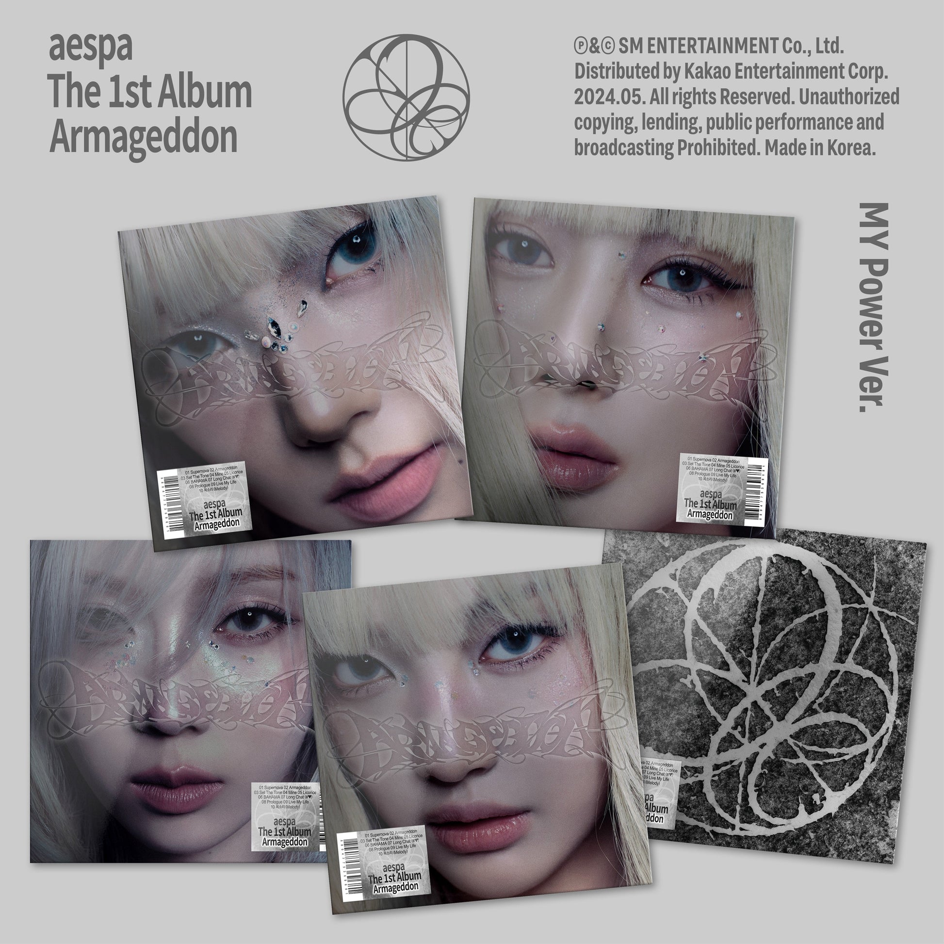 AESPA - ARMAGEDDON 1ST ALBUM MY POWER VER SET - COKODIVE