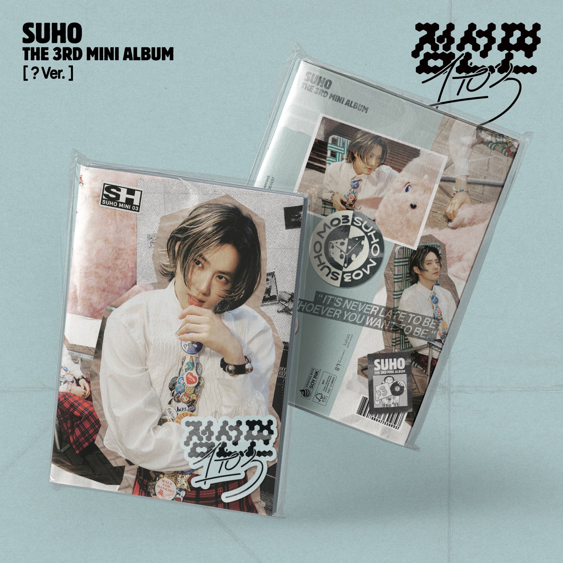 SUHO - 1 TO 3 MINI 3RD ALBUM PHOTOBOOK ? VER. - COKODIVE