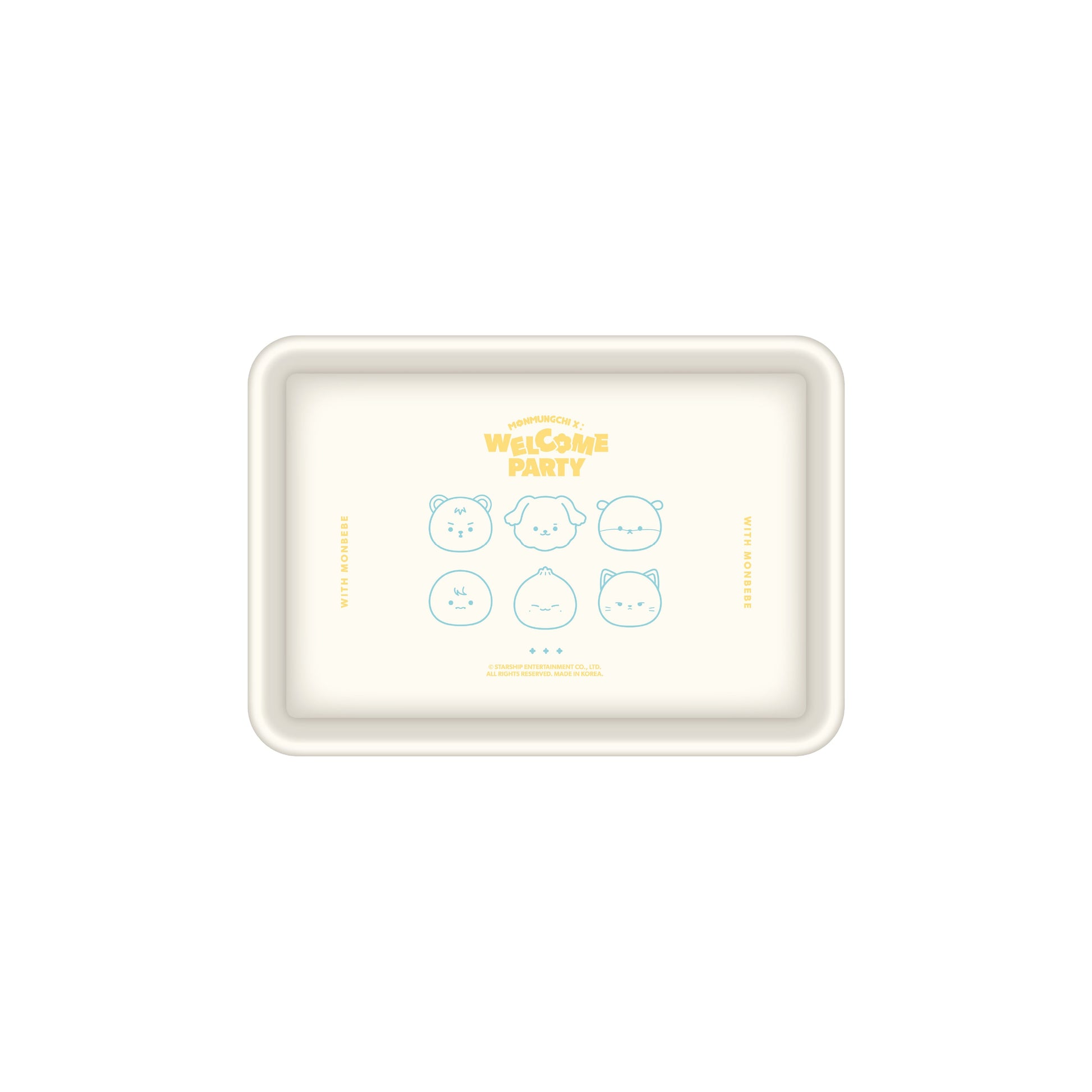 MONSTA X - MONMUGCHI X : WELCOM PARTY POP UP STORE OFFICIAL MD MONMUNGCHI X TRAY - COKODIVE