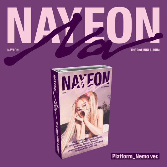 TWICE NAYEON - NA 2ND MINI ALBUM JYP SHOP GIFT PLATFORM NEMO VER - COKODIVE