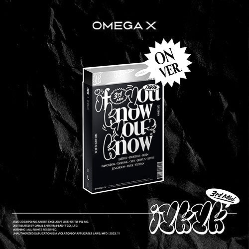 OMEGA X - IYKYK 3RD MINI ALBUM NO P.O.B VER. - COKODIVE