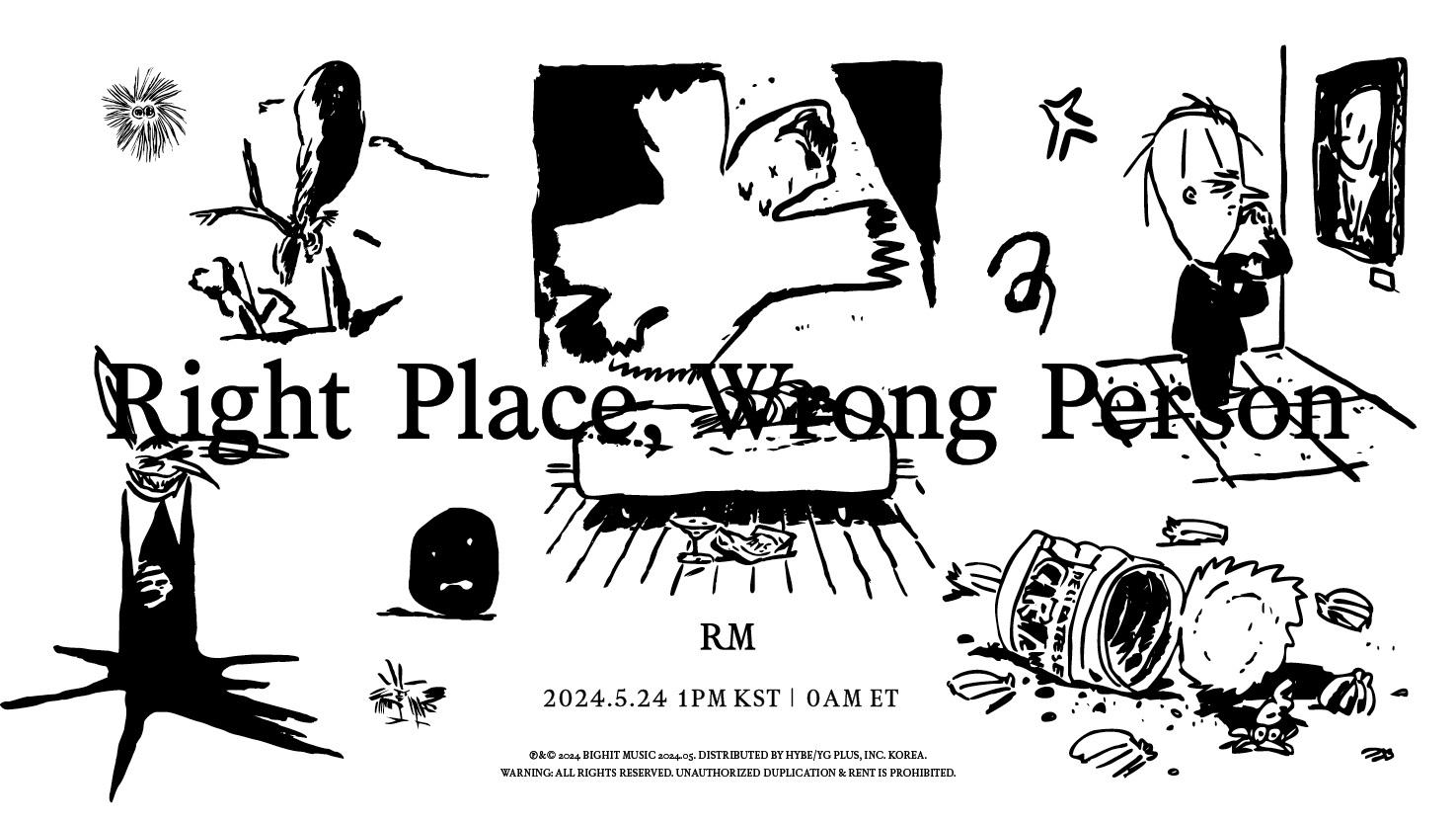 RM - RIGHT PLACE, WRONG PERSON SOLO 2ND ALBUM PHOTOBOOK VER.C - COKODIVE