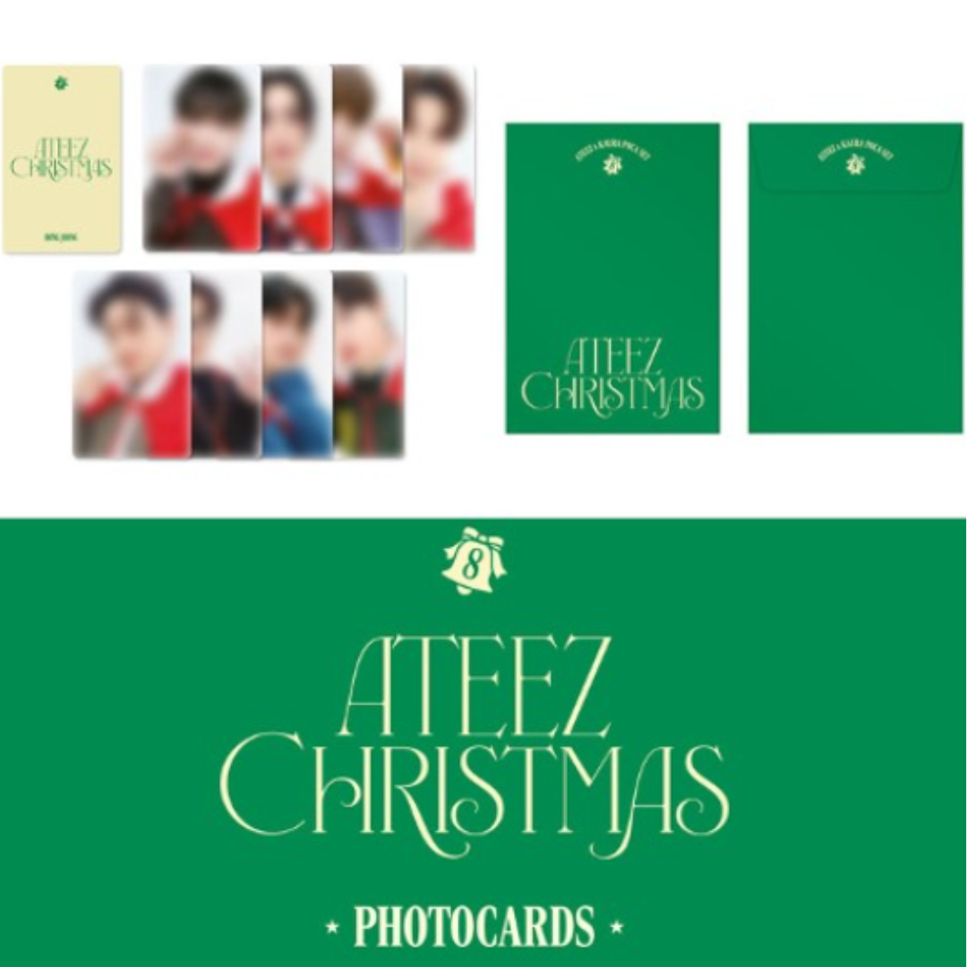 ATEEZ X KAURA 2023 CHRISTMAS PHOTOCARD SET - COKODIVE