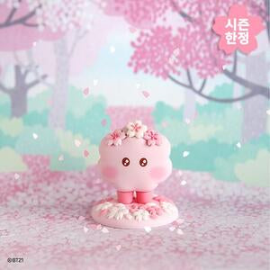 BT21 - CHERRY BLOSSOM LEATHER PATCH FIGURE SHOOKY - COKODIVE