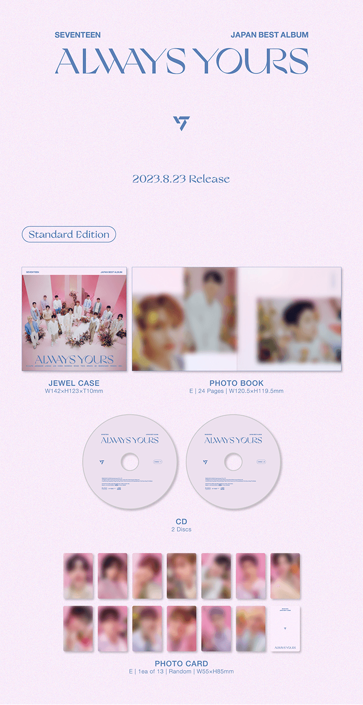 SEVENTEEN - ALWAYS YOURS JAPAN BEST ALBUM WEVERSE GIFT VER. - COKODIVE