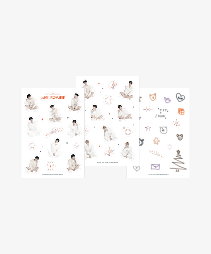 TXT - ACT : PROMISE WORLD TOUR OFFICIAL MD STICKER & TATTOO STICKER SET - COKODIVE